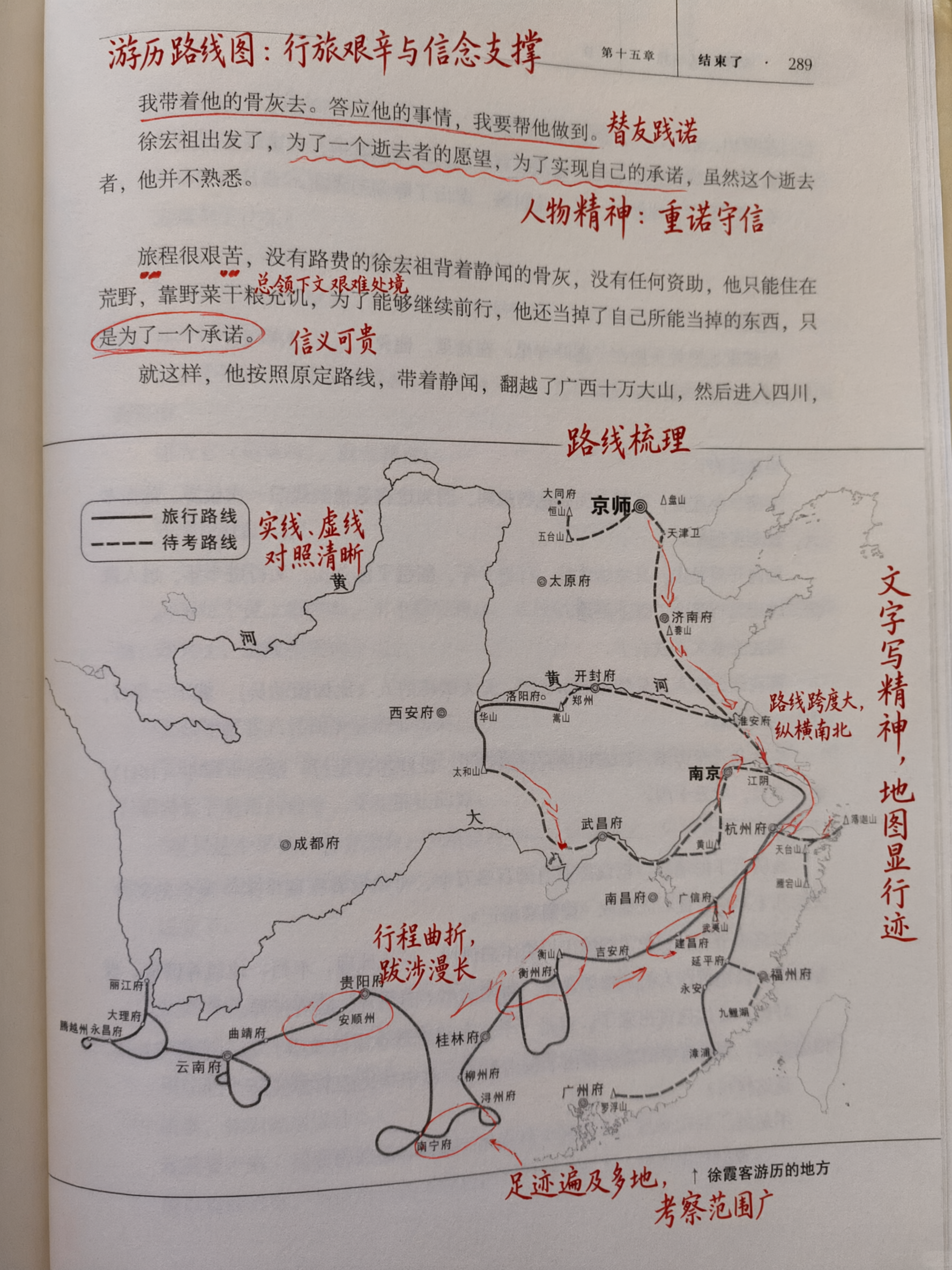 赤ペンの書き込みが加わった同じページ