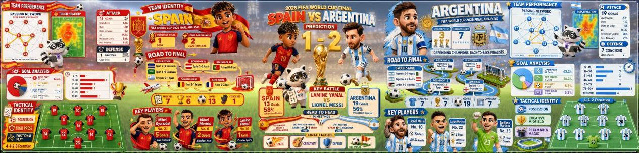 World Cup final pre-match prediction visualization report
